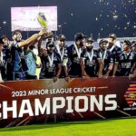 Hometown Dallas Mustangs lift 2023 Minor League Cricket trophy