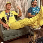 Mitchell Marsh defends himself over resting feet on World Cup trophy, says he would do it again