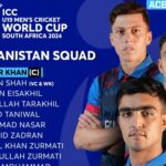 Naseer Khan to lead Afghanistan 18-member U-19 World Cup squad