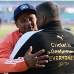 3rd Test: Sarfaraz Khan’s father becomes emotional, kisses his son’s Test cap as dream becomes reali