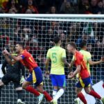 Rodri at the double as Spain draw with Brazil in friendly