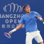 China's Zhang wins Chinese derby to reach first ATP tour final in Hangzhou