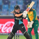 Women’s T20 WC final: Late onslaught by Halliday, Kerr propels NZ to 158/5 against South Africa