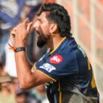 IPL 2025: Ishant Sharma struggles to stay in field amidst heatwave in Ahmedabad