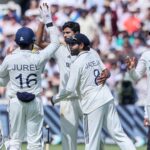 3rd Test: Washington takes 4-22, India need 193 to win and go 2-1 up in the series