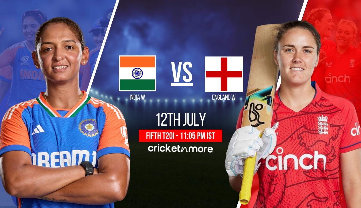 EN-W vs IN-W Dream11 Prediction 5th T20I, India Women tour of England 2025
