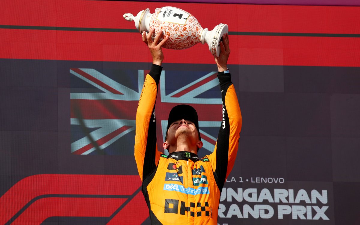 Formula 1: Norris holds off Piastri challenge to win Hungarian GP as McLaren finish 1-2