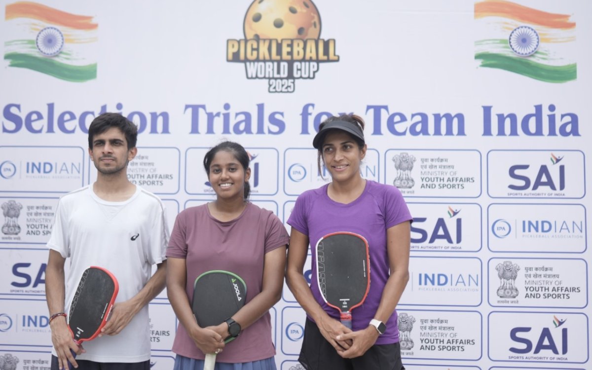 IPA’s selection trials get underway in Ahmedabad for Pickleball World Cup 2025