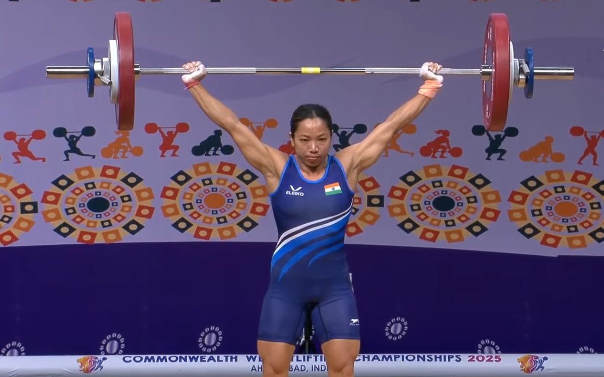 Mirabai Chanu Wins Gold At Commonwealth Weightlifting C ships
