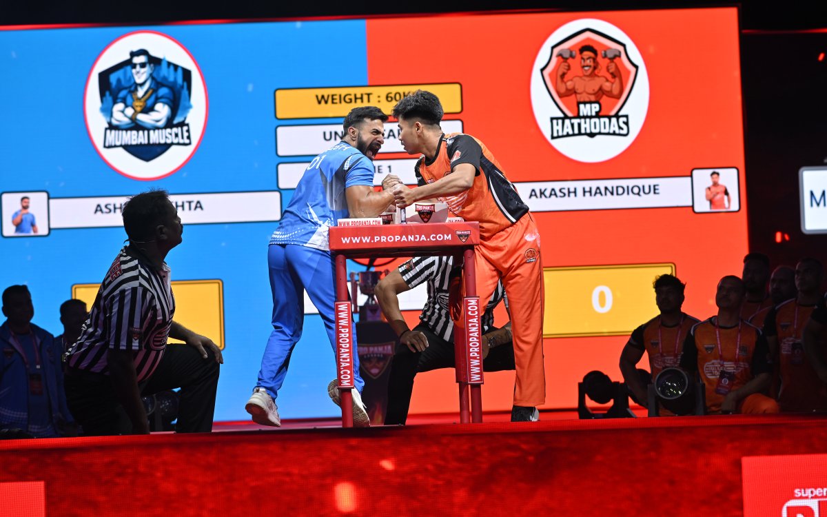 Mumbai Muscle dominate opening day of Pro Panja League season 2