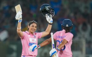 3rd ODI: Smriti hits epic 125 but Australia beat India by 43 runs, win series 2-1 (ld)