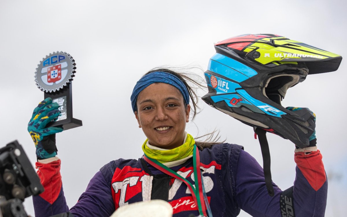 Aishwarya becomes first Asian and Indian woman to win at W2RC Portugal