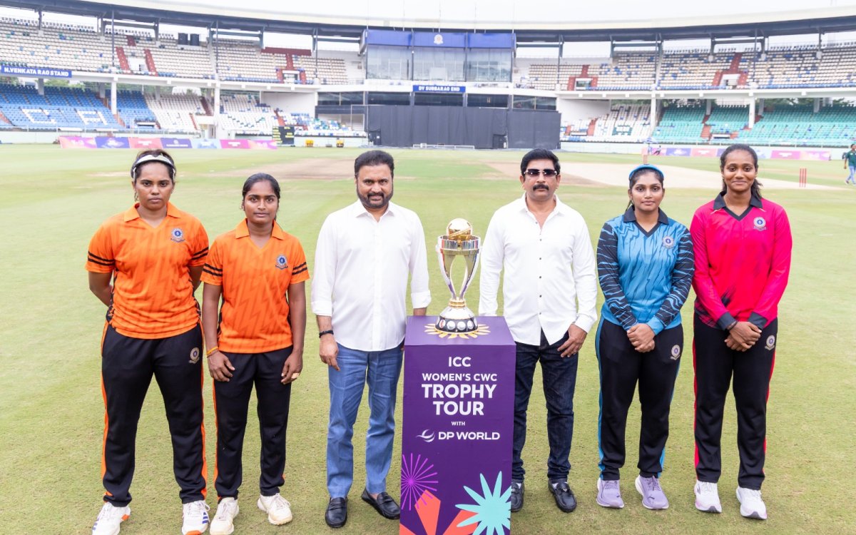 Andhra Cricket Association hails arrival of Women’s World Cup trophy in Visakhapatnam