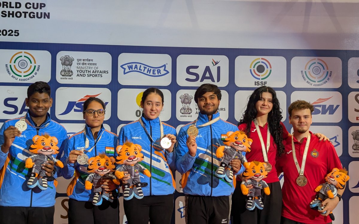 Jr World Cup Shooting: India Shines In Air Pistol Mixed Team As Italy Dominates Skeet Events (roundup)