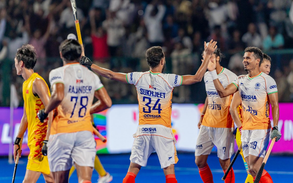 Men’s Asia Cup 2025: India Beat China 7-0 To Set Up Final Against Korea