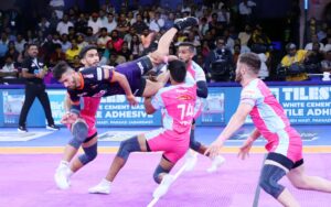 PKL 12: Nitin Kumar leads Jaipur Pink Panthers to comeback win over U Mumba in tie-breaker