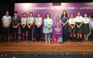 Women’s Cricket WC 2025 trophy tour ‘inspires’ cricketing dream in Mumbai