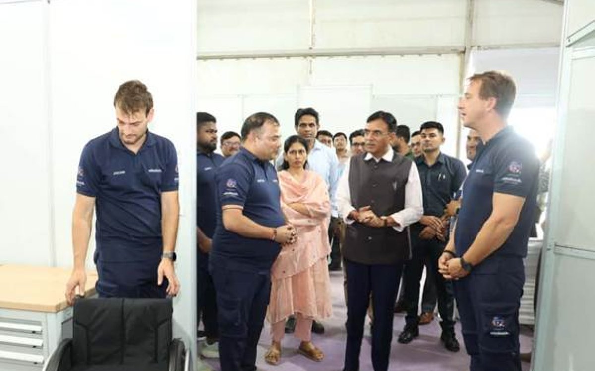 World Para Athletics: Delhi Police, NDRF conduct mock drills at JLN Stadium