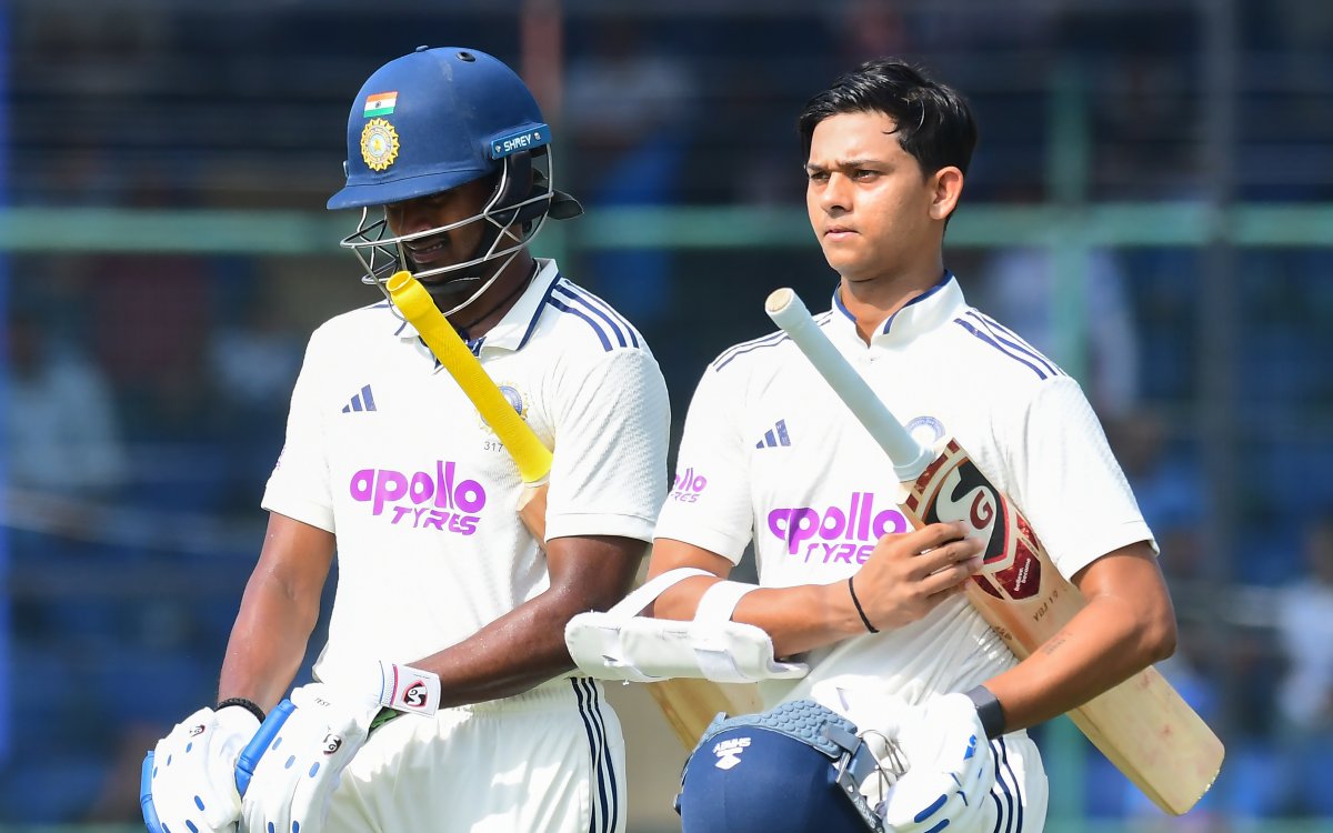 2nd Test: Jaiswal’s Unbeaten 173 And Sudharsan’s 87 Headline India’s Dominant First Day (Ld)