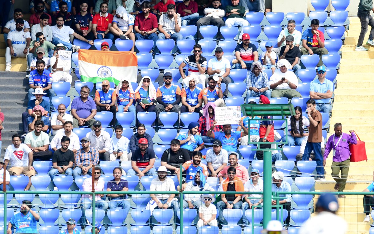 2nd Test: Solid turnout for India-WI clash in New Delhi, more fans expected to come on Sunday