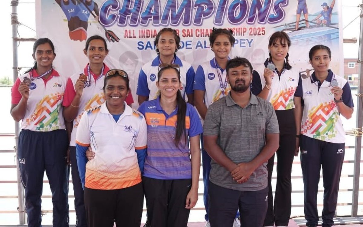 Alleppey Emerge As The Overall Champion In Inter-SAI Kayaking And Canoeing