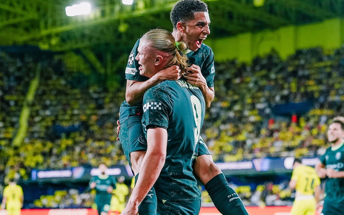 Haaland's neat finish and Silva's header help Man City see off Villarreal in UCL