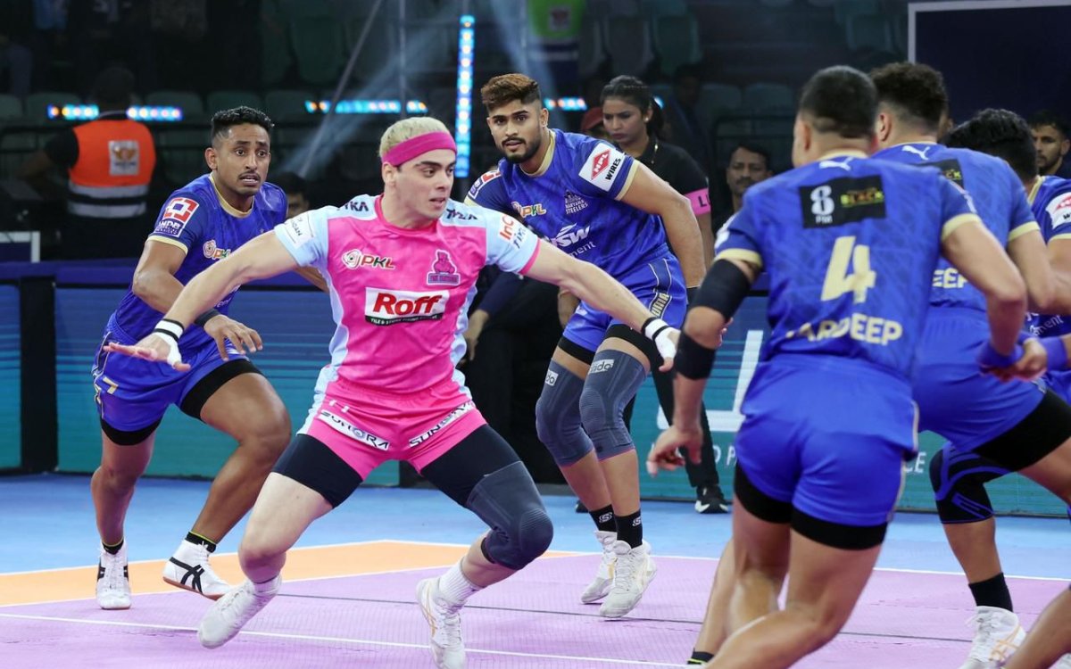 PKL 12: Aryan, Nitin Shine As Pink Panthers Eliminate Holders Haryana Steelers In Tight Clash