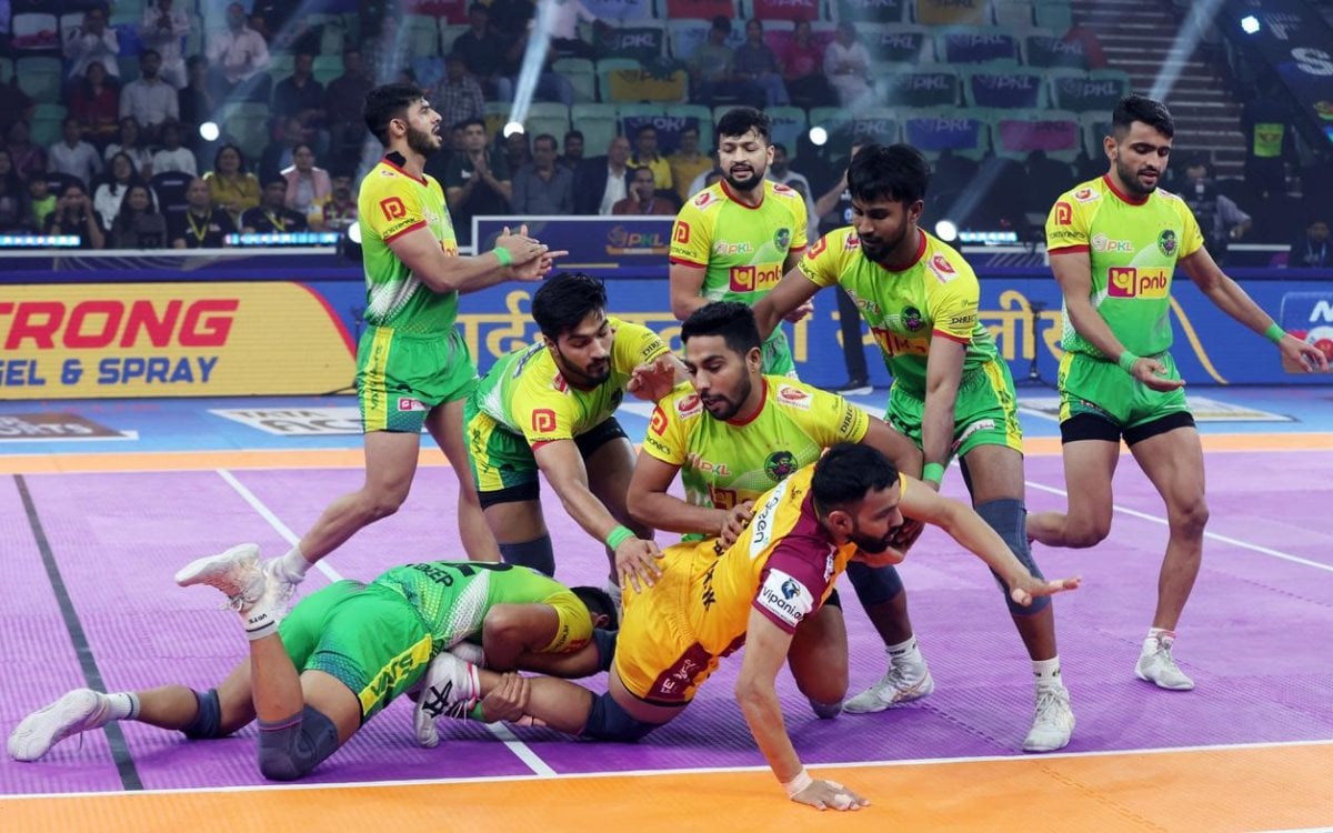 PKL 12: Bharat Powers Telugu Titans Past Patna Pirates; Sets Up Qualifier 2 Clash With Puneri Paltan