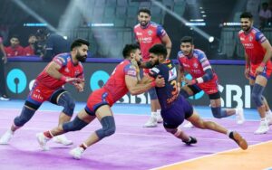 PKL 12: Sumit Sangwan’s high five helps UP Yoddhas sign off with win over U Mumba