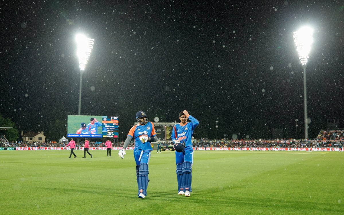 Rain Washes Out First India-Australia T20I In Canberra