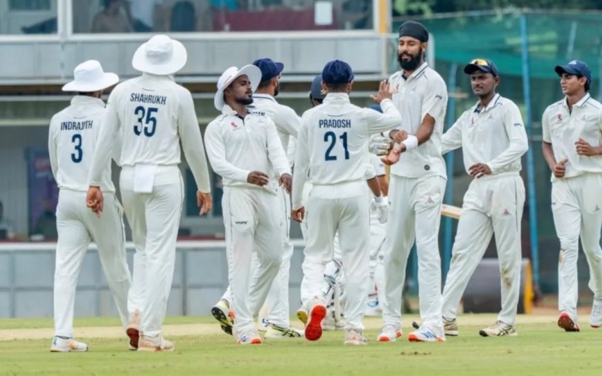 Ranji Trophy: Gurjapneet’s Hat-trick, Pradosh’s Double Ton Put Tamil Nadu In Driver’s Seat Against Nagaland