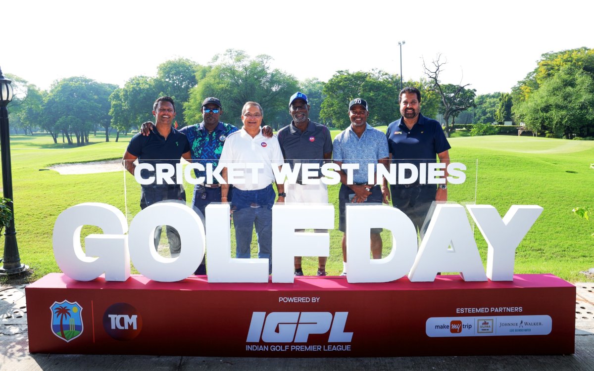 Sir Vivian Richards Leads West Indies Cricket Legends At Golf Day In New Delhi