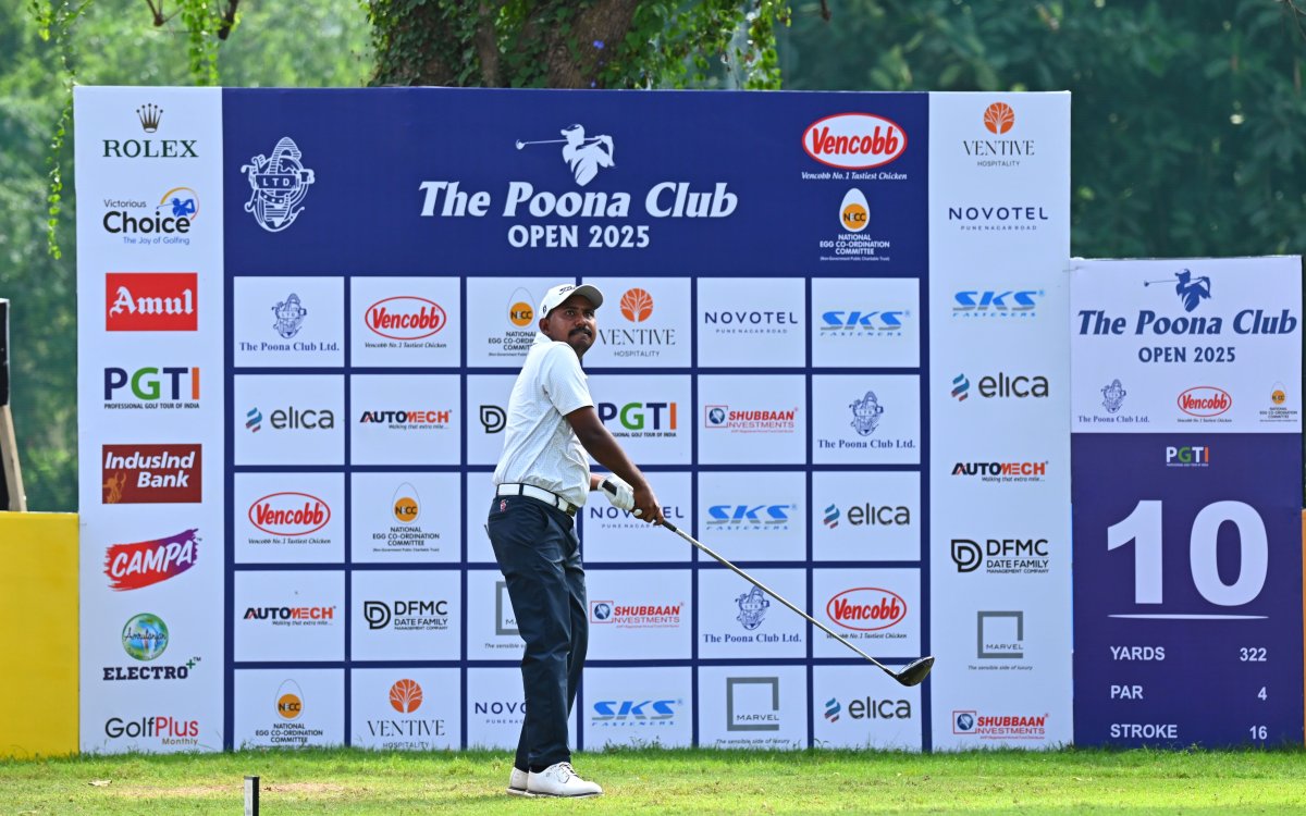 The Poona Club Open Golf: Mohd Azhar Shoots Top-notch Seven-under 64 For First-round Lead