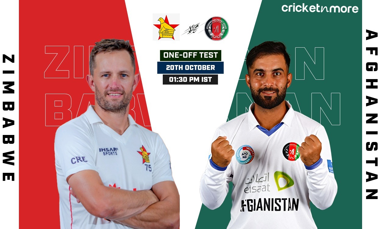Zimbabwe vs Afghanistan, One-off Test- Who will win today ZIM vs AFG match?