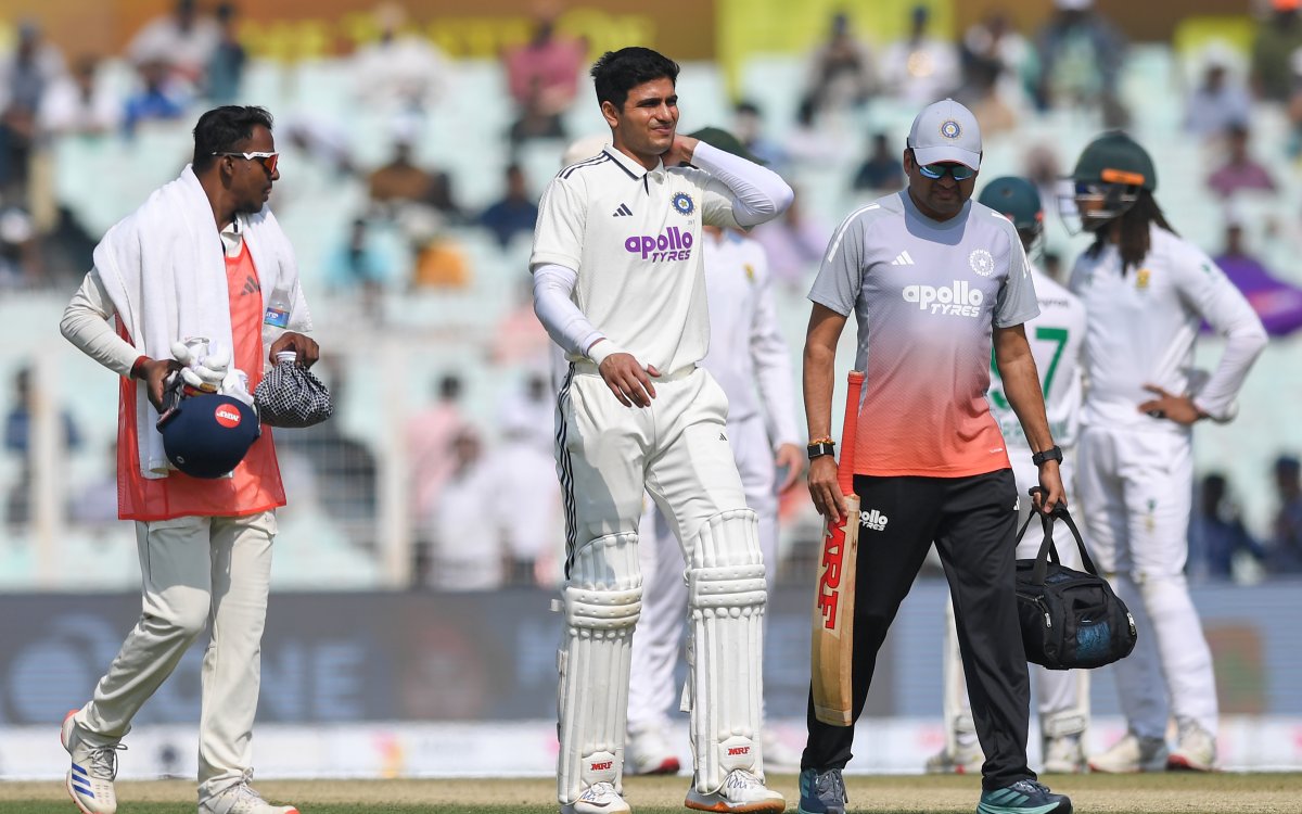 1st Test: Gill ruled out for rest of the match due to neck injury, says BCCI