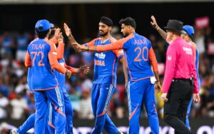 4th T20I: Washington, Axar, Dube help India beat Australia by 48 runs, take 2-1 lead (Ld)