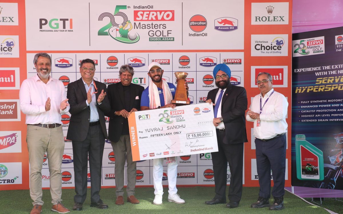 Digboi Masters: Yuvraj Sandhu canters to a thumping seven-stroke victory for third title