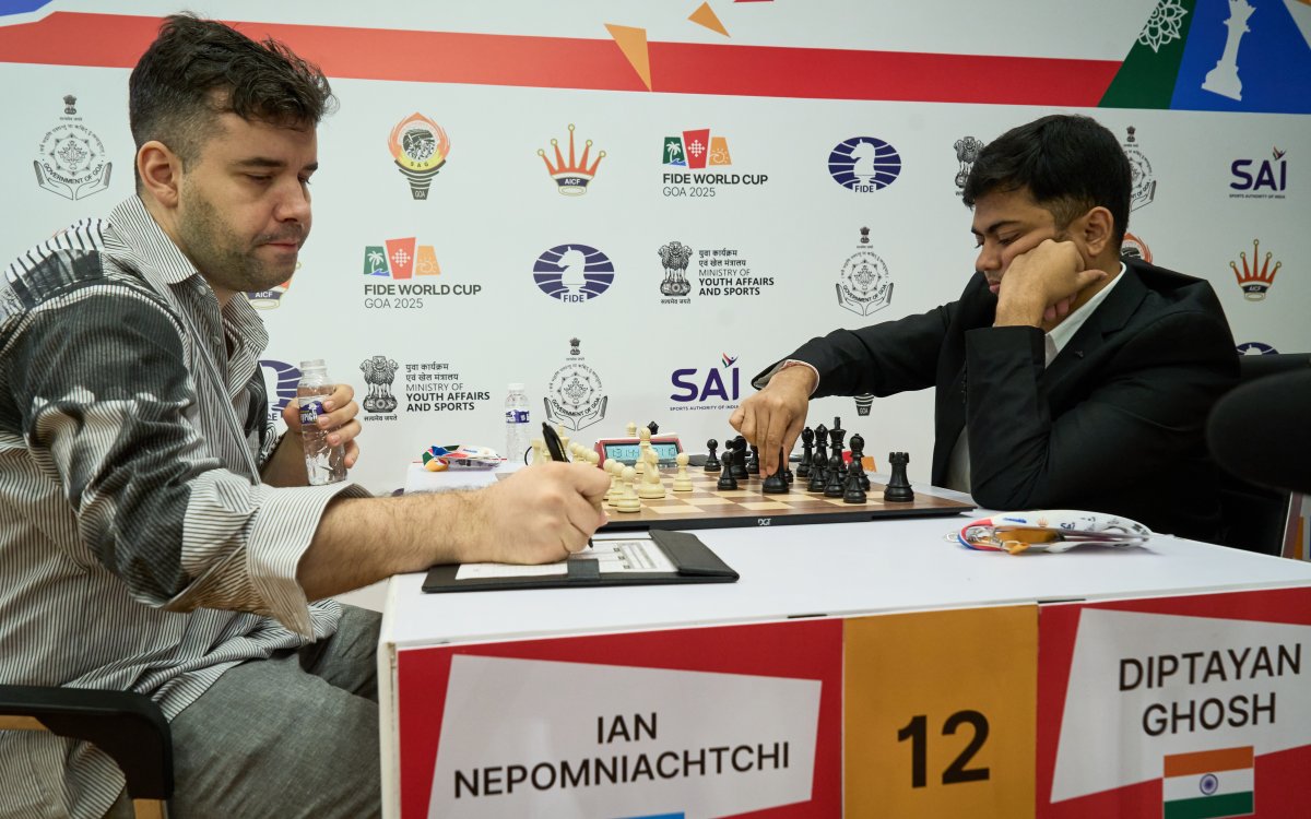 FIDE World Cup: Diptayan Ghosh Upsets Nepomniachthi With Black