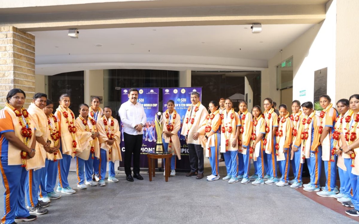 Historic Win , Says BJP After Felicitating Blind Women s T20 Cricket Team