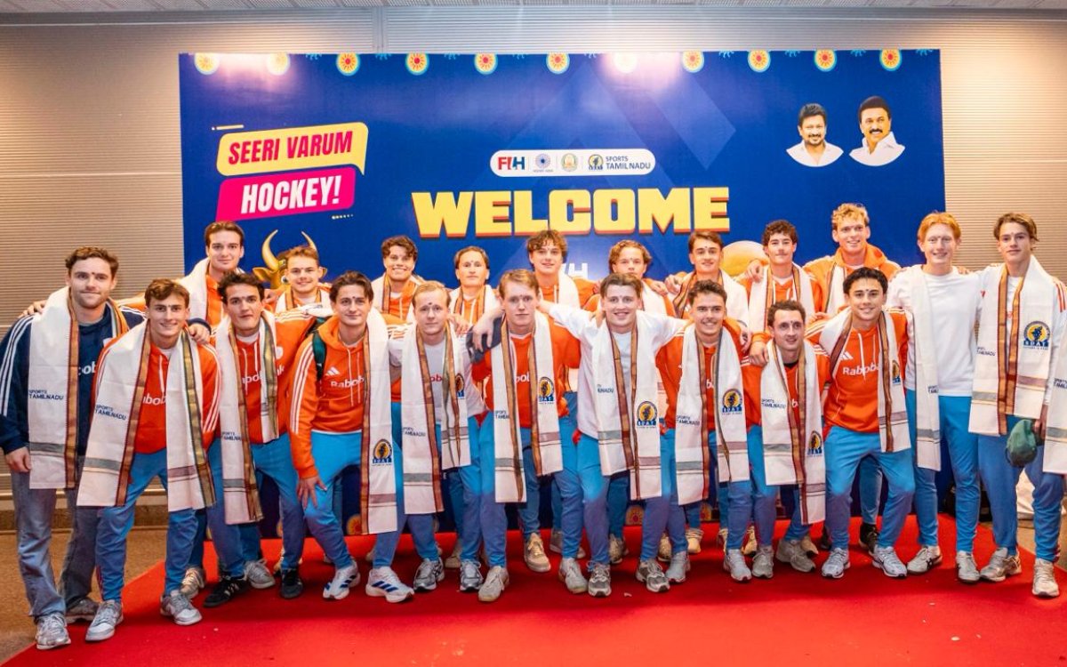 Hockey: The Netherlands Arrive In Chennai For Men’s Junior World Cup