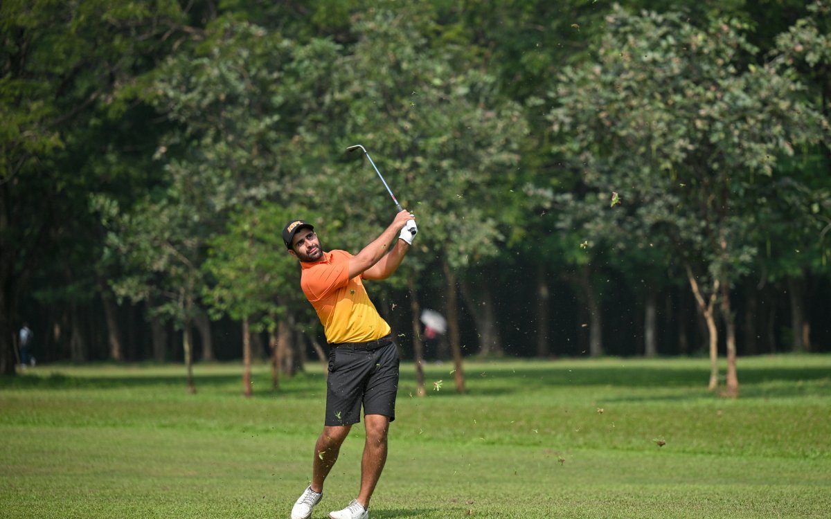 IGPL: Pukhraj On Fire As He Takes Seven-shot Lead In Jamshedpur