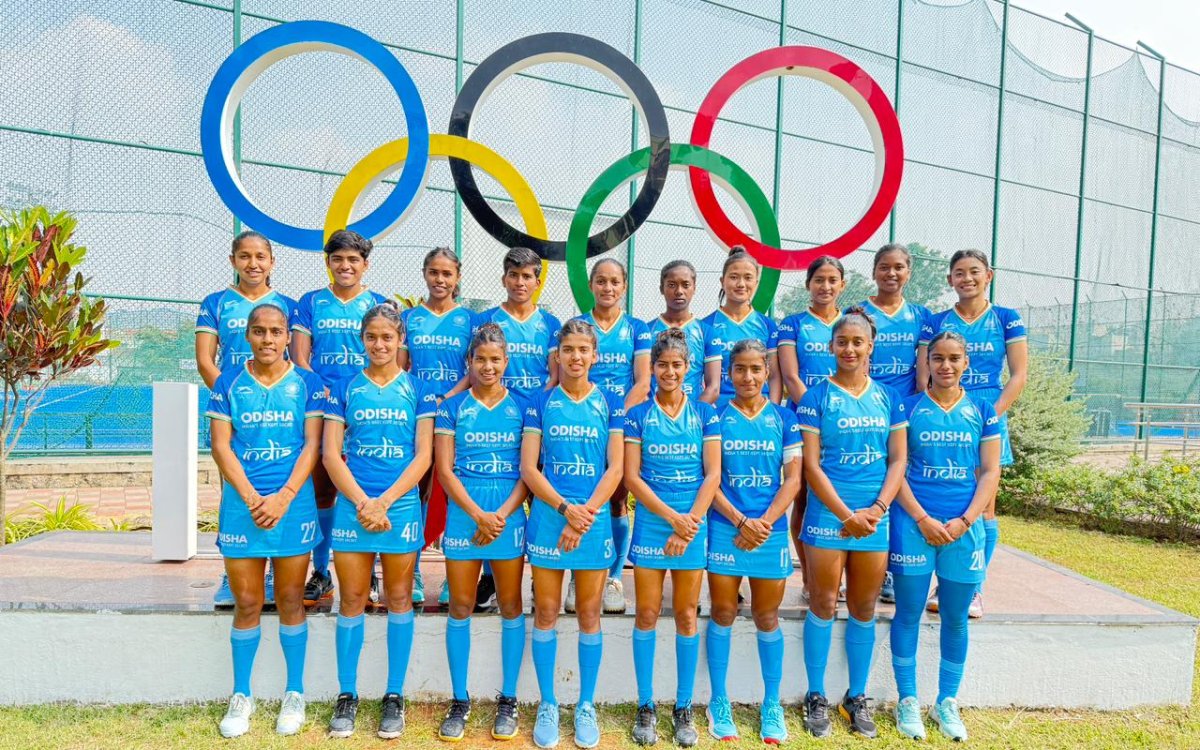 Indian Team Leaves For Santiago For Women’s Jr Hockey World Cup