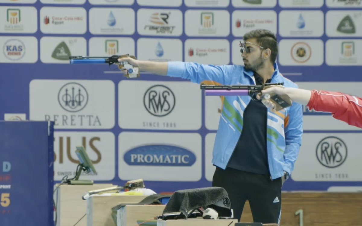 ISSF World C ships: Samrat Rana Creates History With Gold In Men’s 10m Air Pistol In Cairo