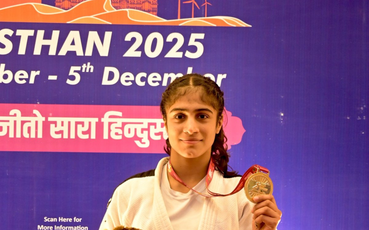 KIUG 2025: Father Broke His FD For A Dream, Judoka Jaanvi Repays It With Gold In Udaipur