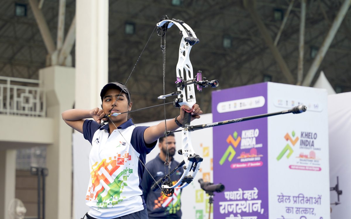 KIUG 2025: World Champion Archer Aditi Swami Wins Title; Swimmer Srihari Nataraj Finishes With Nine Gold (round-up)