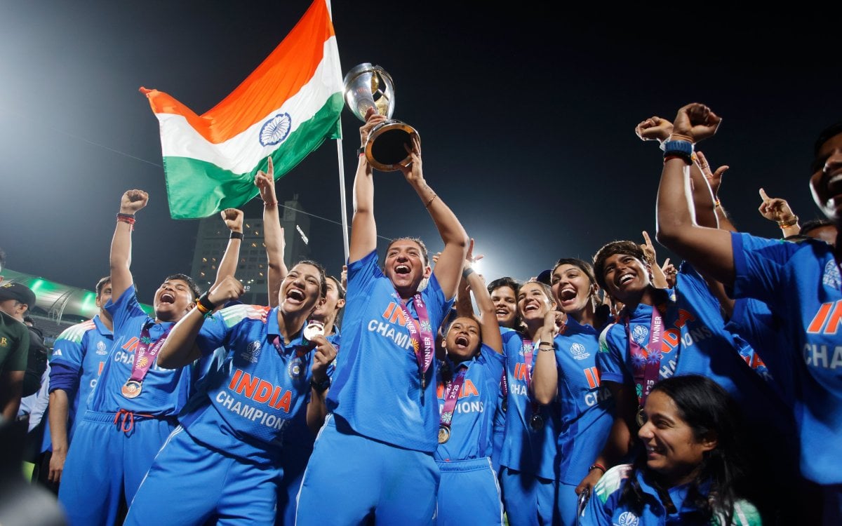 'Naa lega koi panga... rahega sabse upar tiranga': Women in Blue unveil victory song after maiden Wo