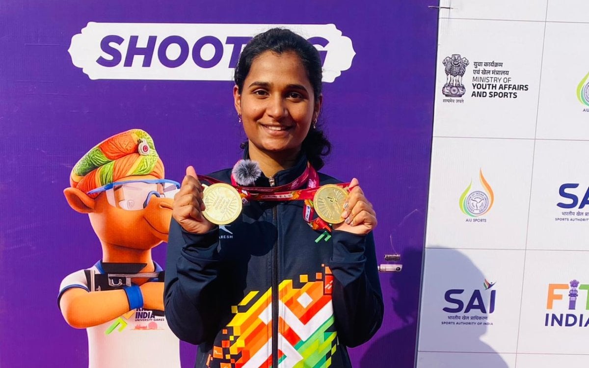Sakshi Padekar overcomes financial difficulties to secure 10m air rifle gold in KIUG 2025