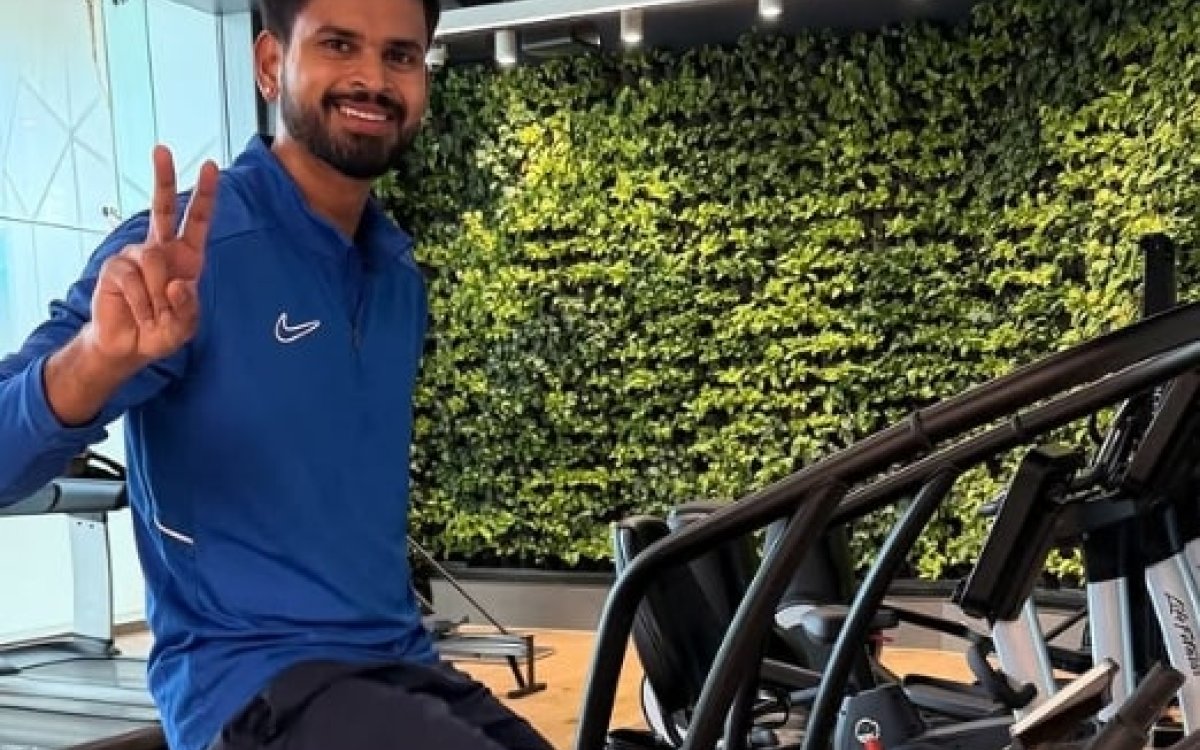 Shreyas Iyer starts training post surgery