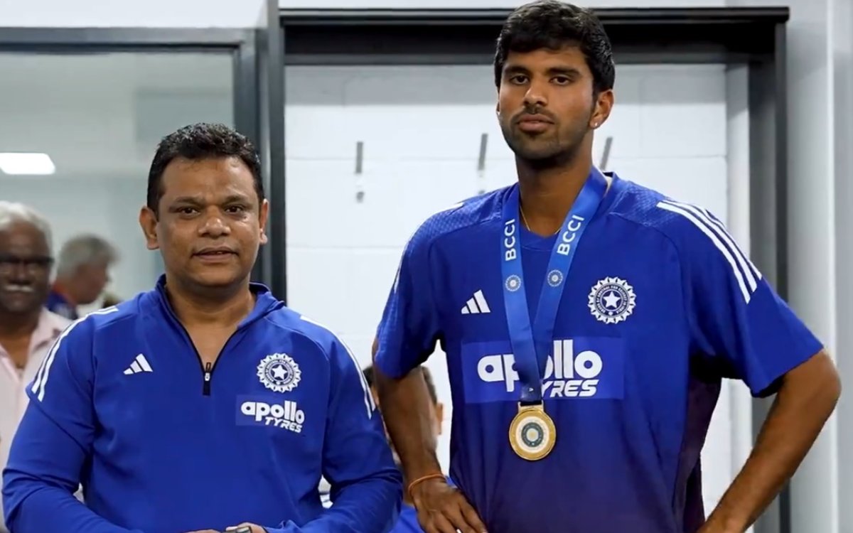 Stood up to every challenge with consistency: Sundar gets Impact Player of the Series medal in Austr