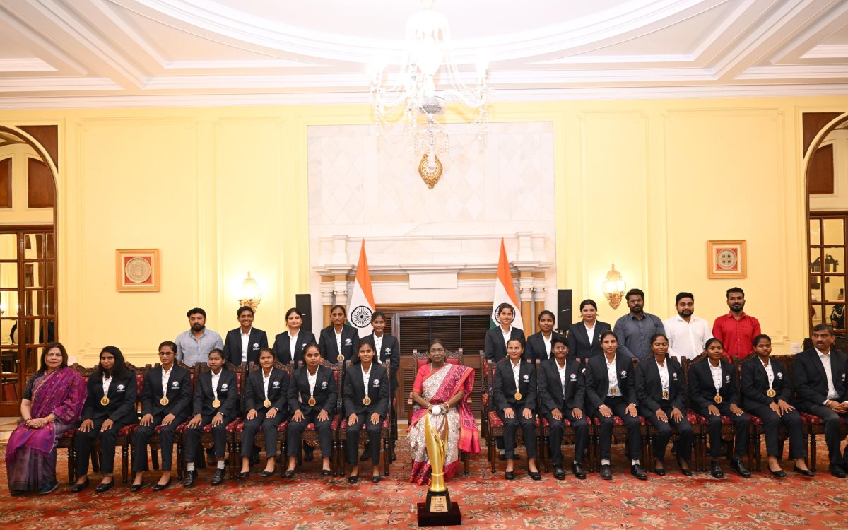‘Their Success Would Inspire Others’: President Murmu Felicitates World Cup-winning Indian Women’s Blind Cricket Team